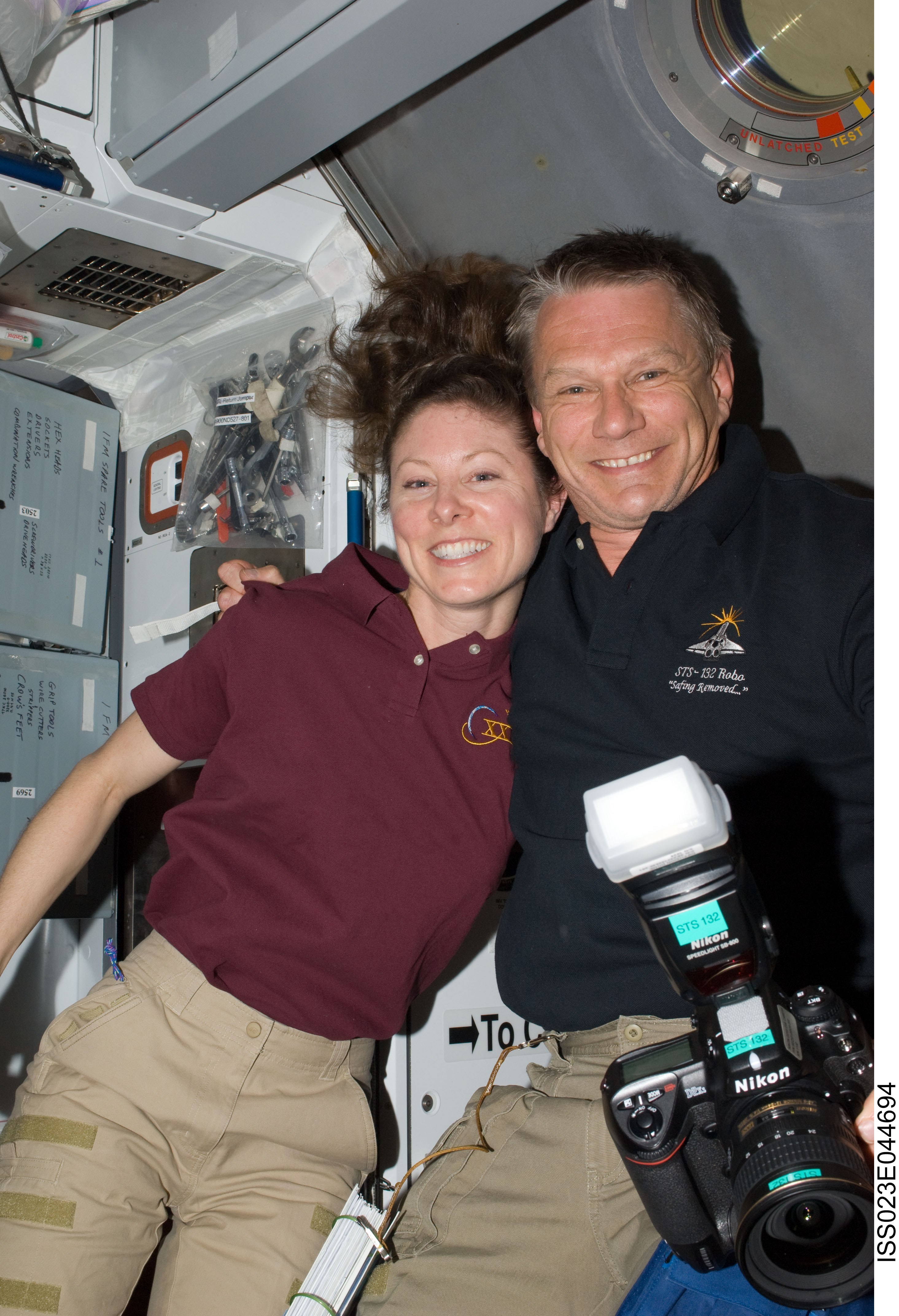 STS132 Sellers Caldwell Dyson