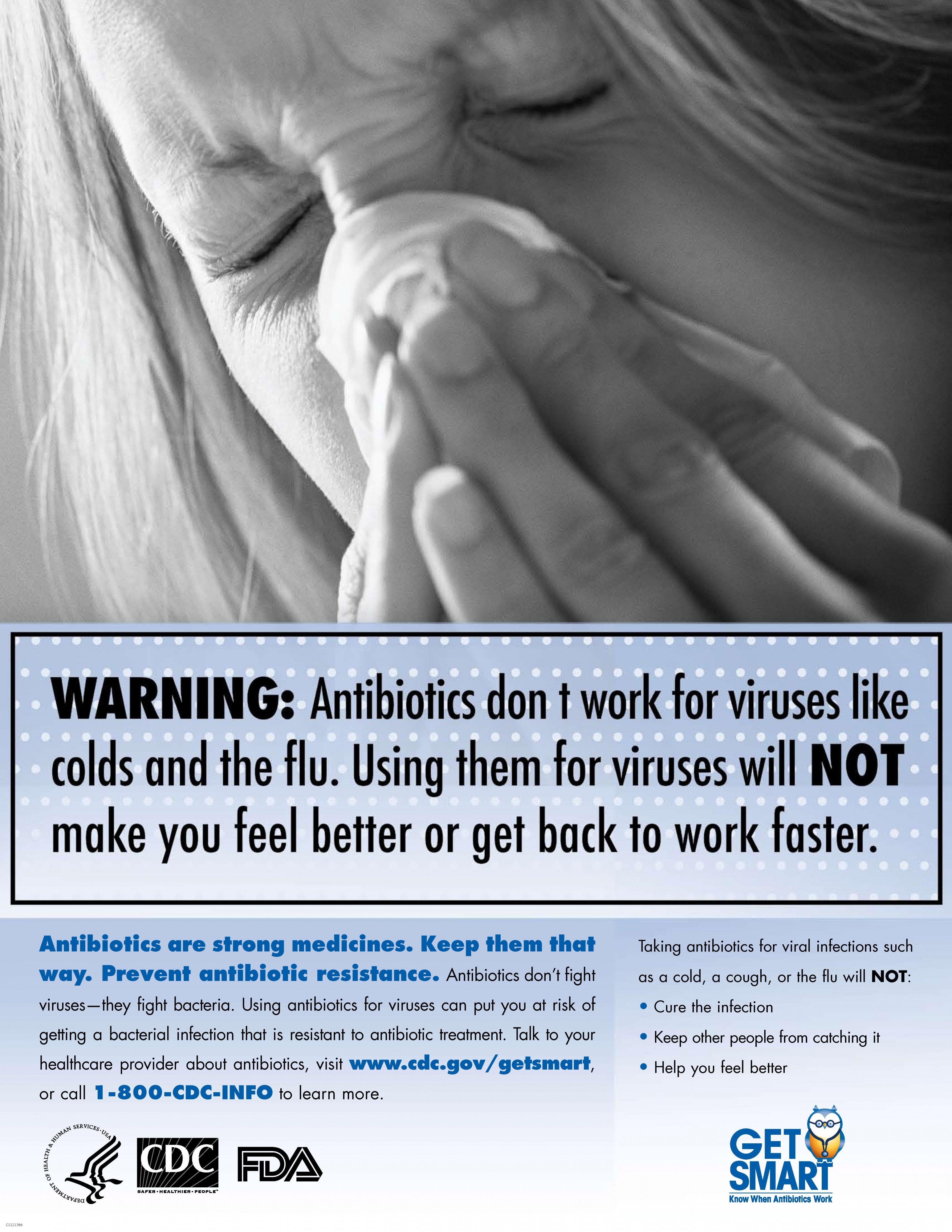 CDC Get Smart poster healthy adult
