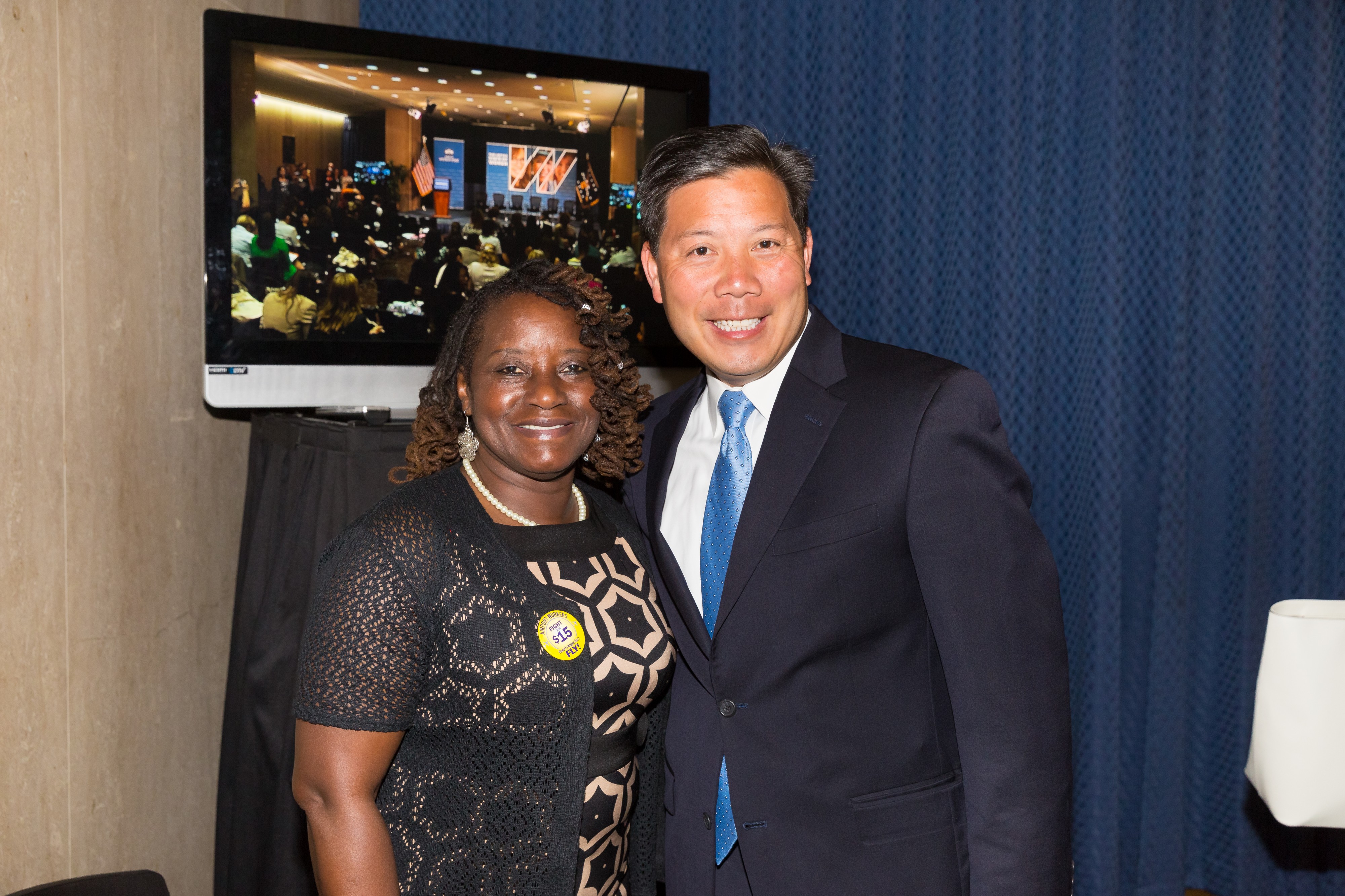 Onetha McKnight and Chris Lu, 2016