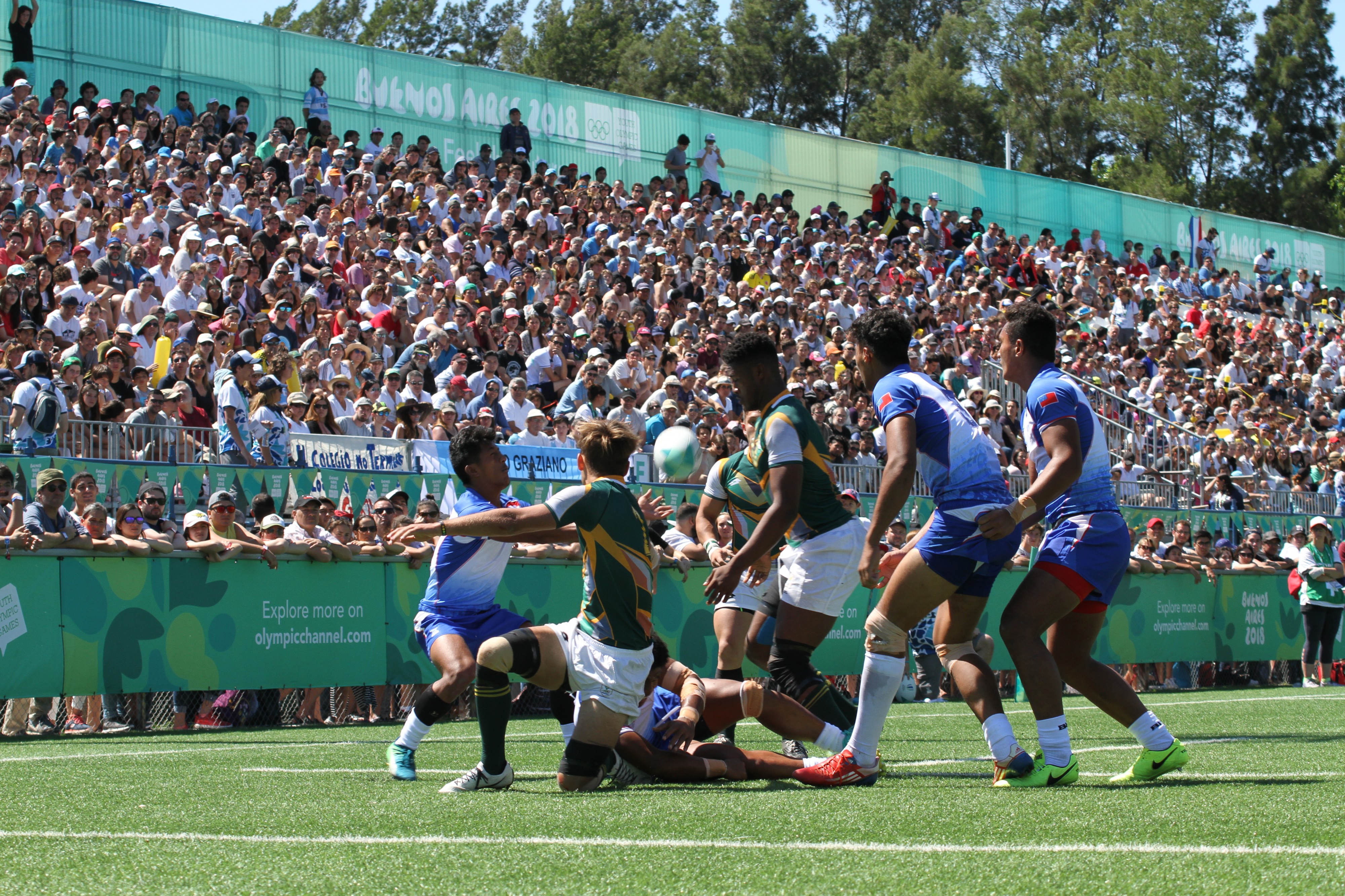RSA vs SAM Rugby Sevens Men pool 76