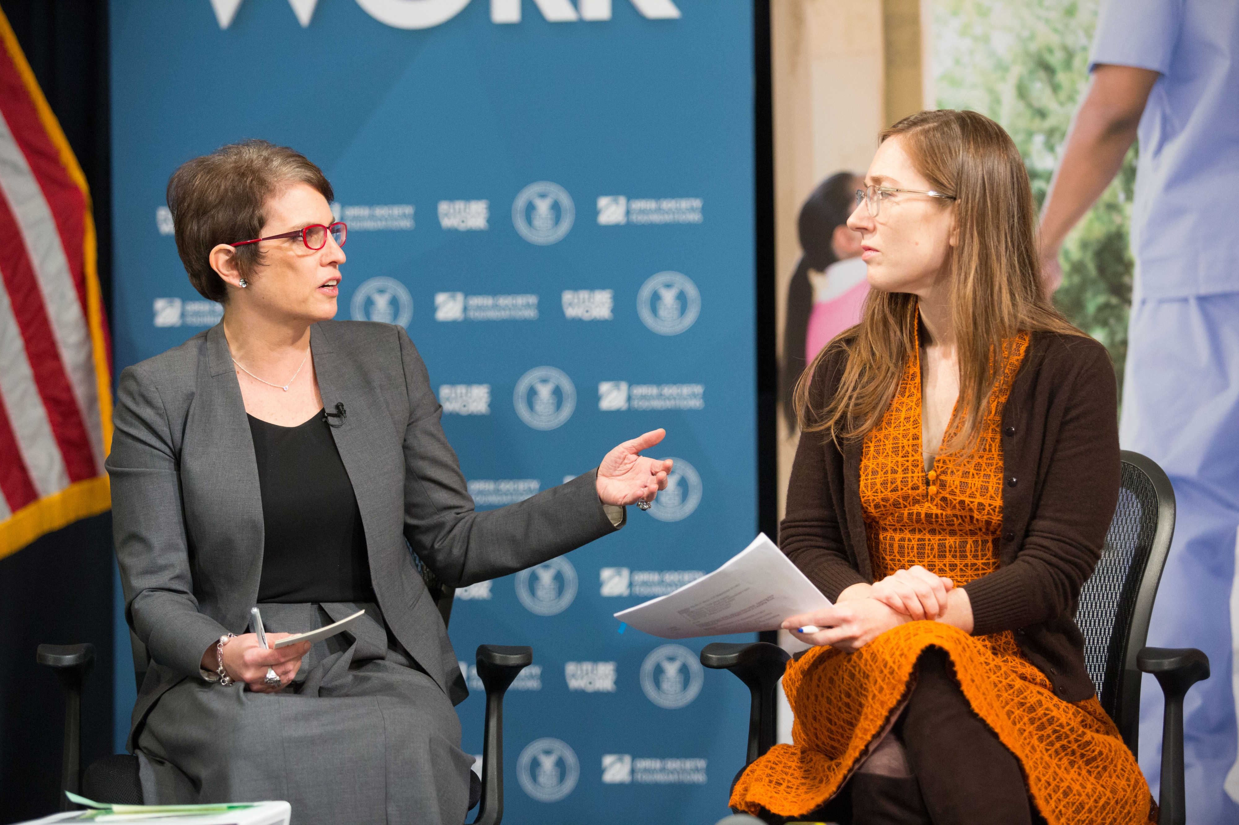 Sharon Block and Heather Boushey, May 2015
