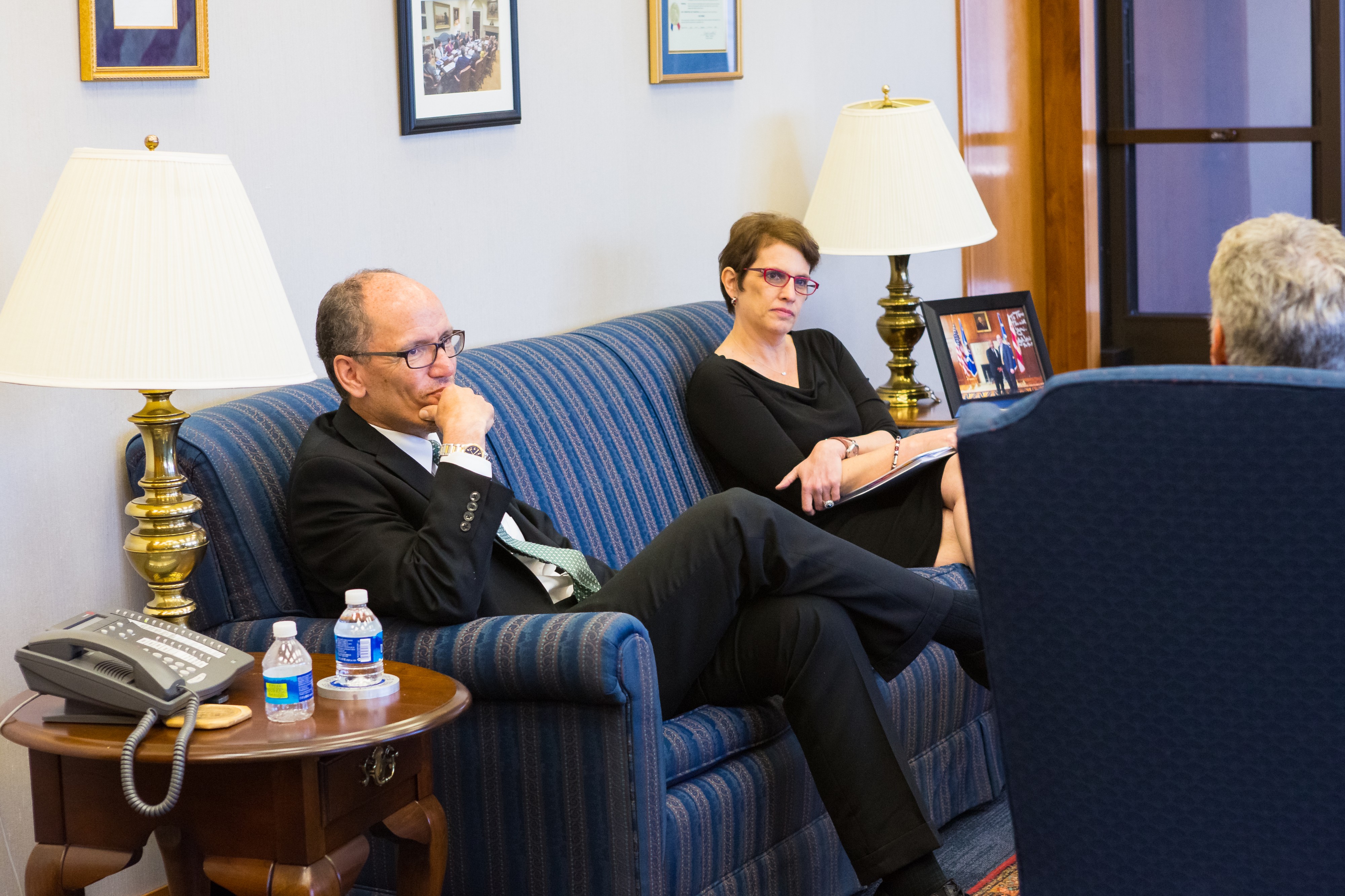 Thomas Perez and Sharon Block, 2016