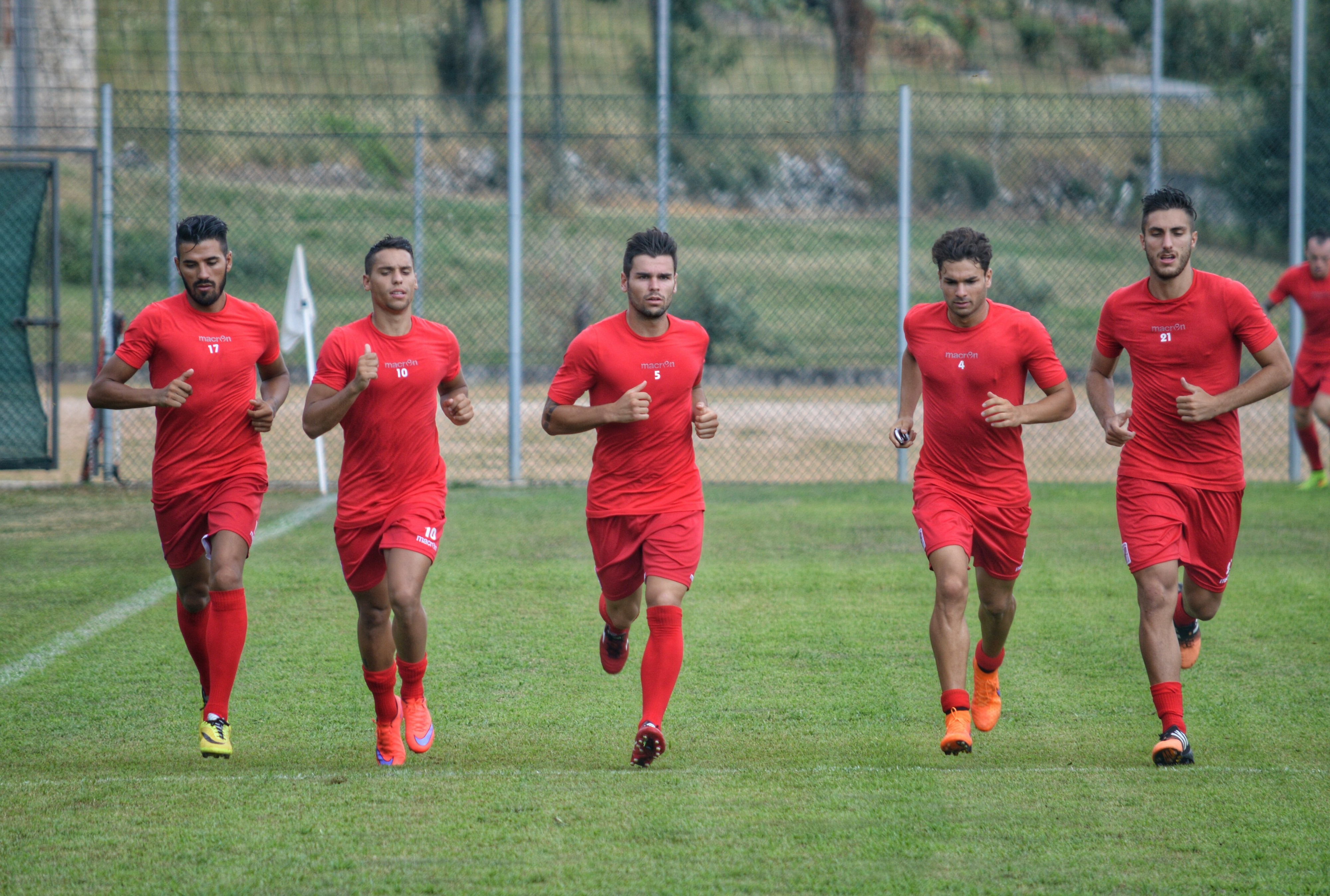 Vicenza allenamento precampionato 2015