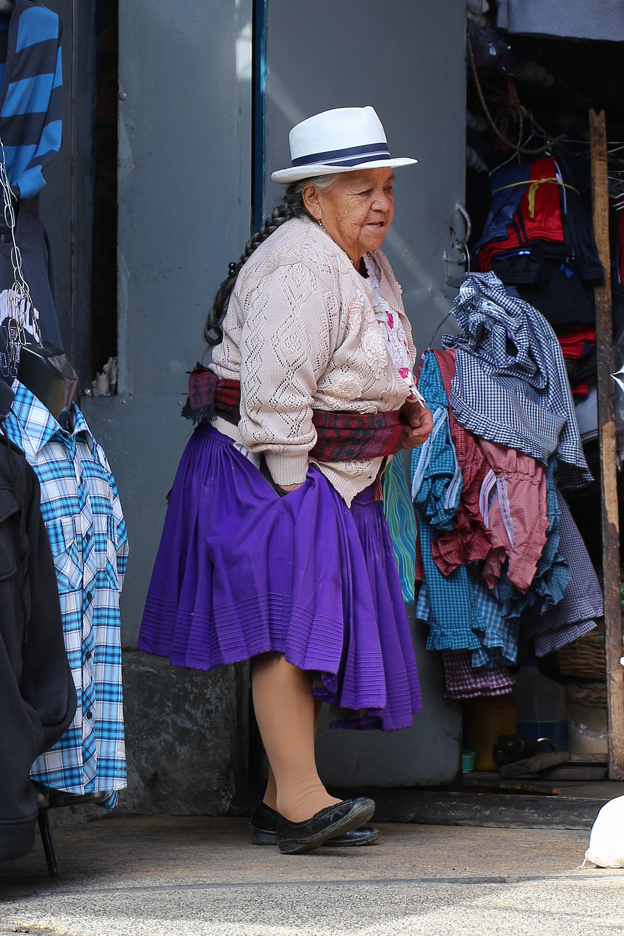 Woman in Cuenca, Ecuador