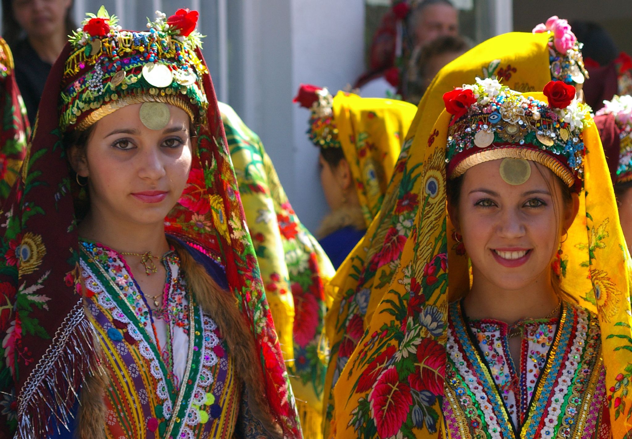 Young dancers in Pirin, June 2006
