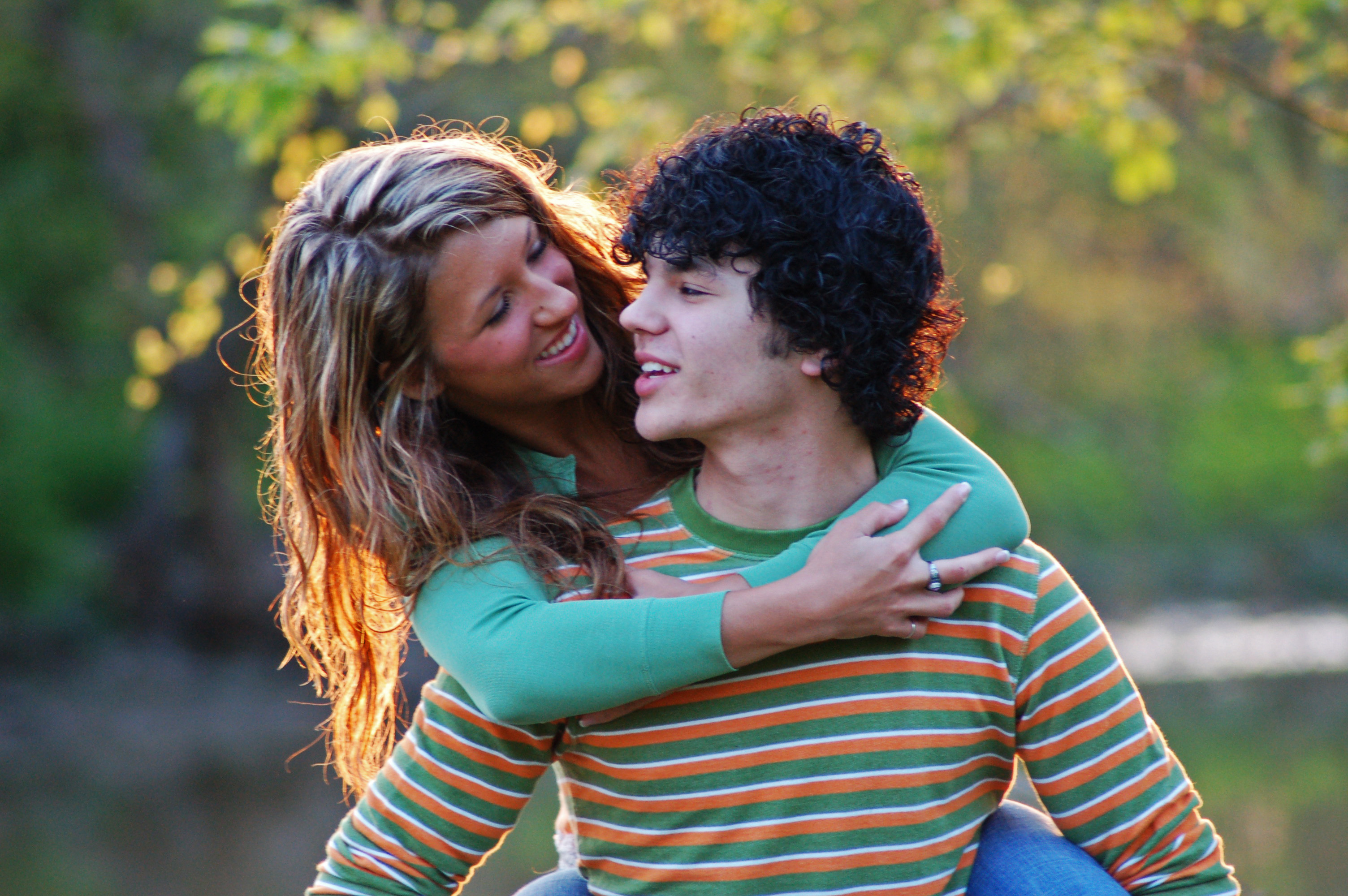 Young Couple Embracing