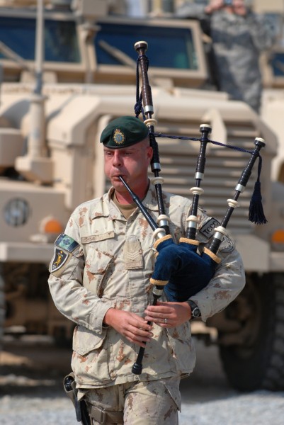 Afghanistan bagpiper