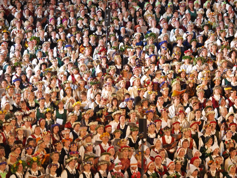 Latvian song festival by Dainis Matisons, 2008