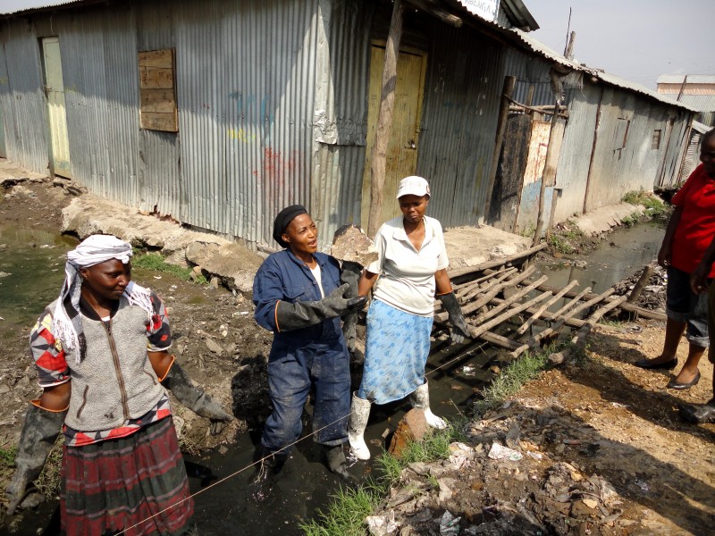 Oxfam East Africa - Cleaning up the community