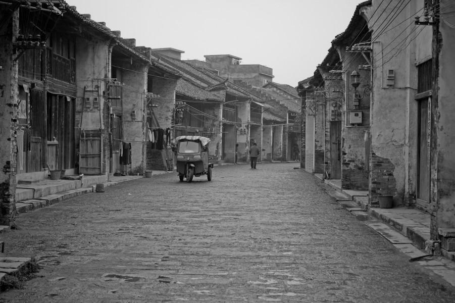 Street of little village in China