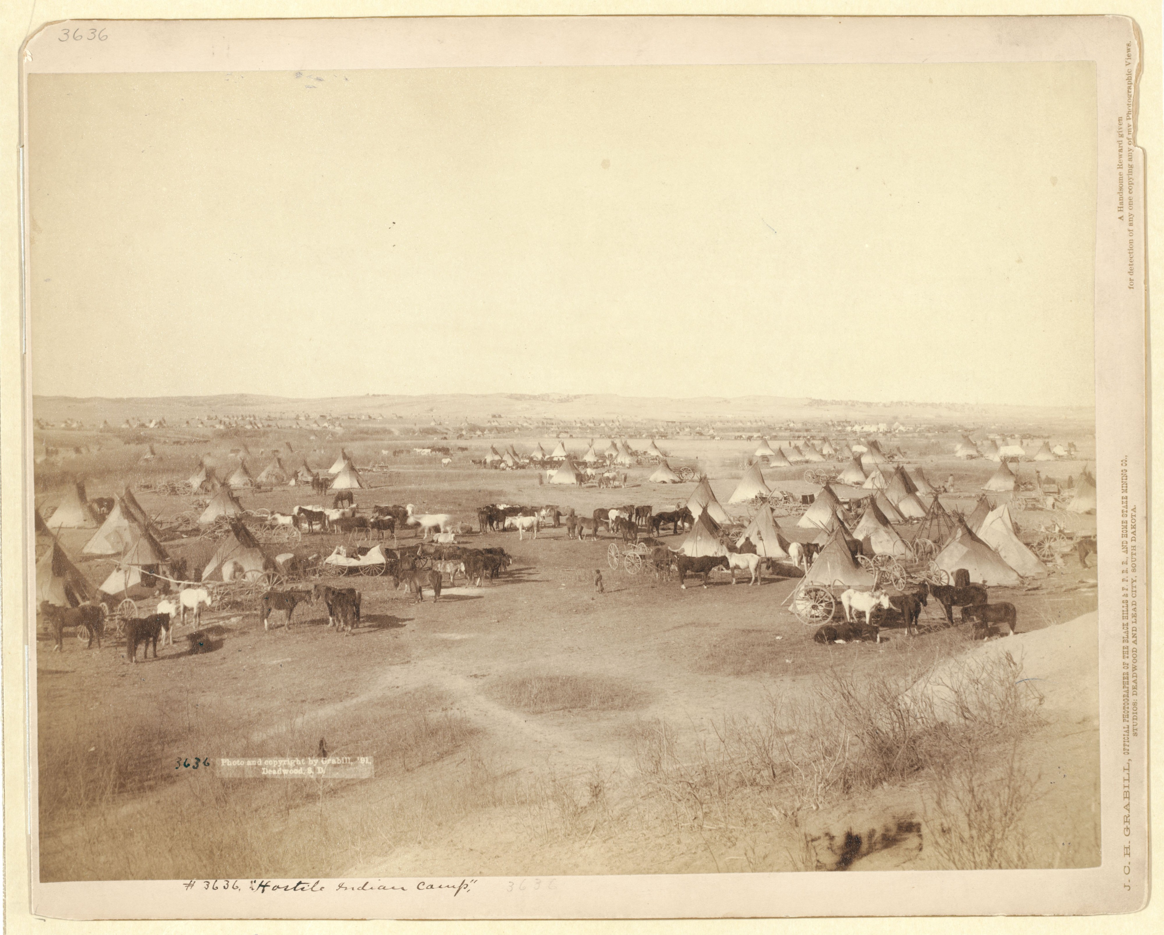Grabill - Hostile Indian camp