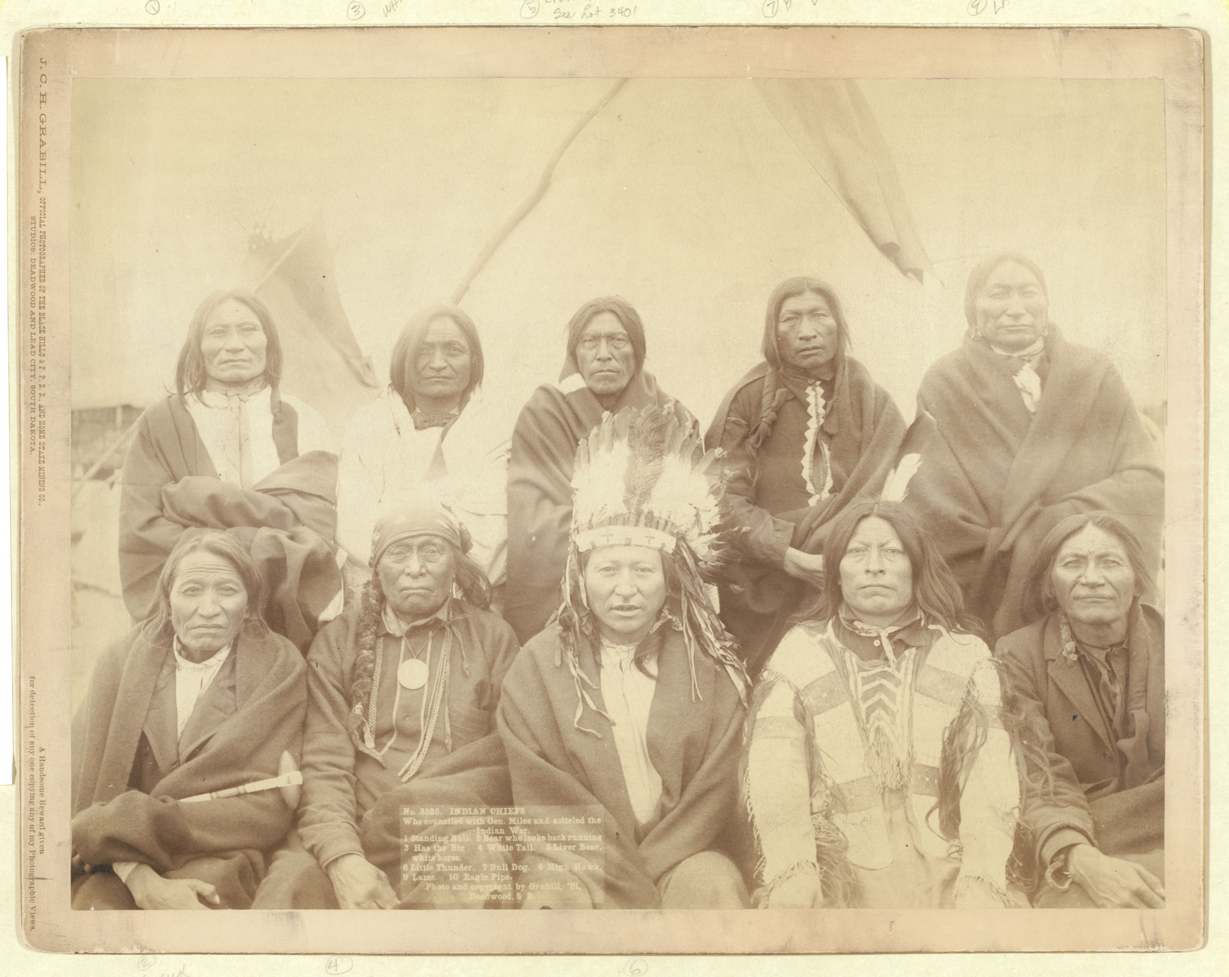 Grabill - Indian chiefs who counciled with General Miles-2