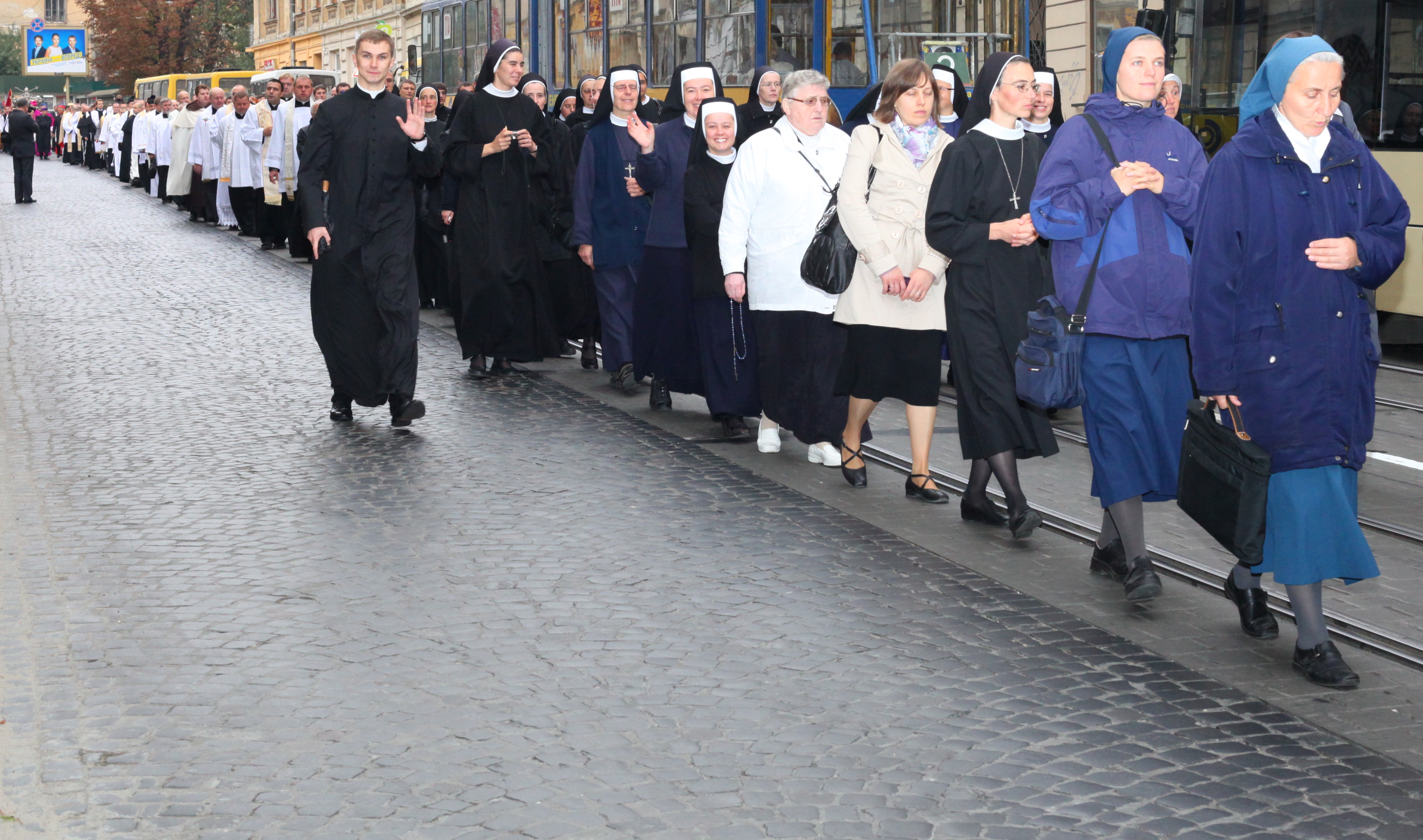 a Catholic procession during a celebration, picture 7