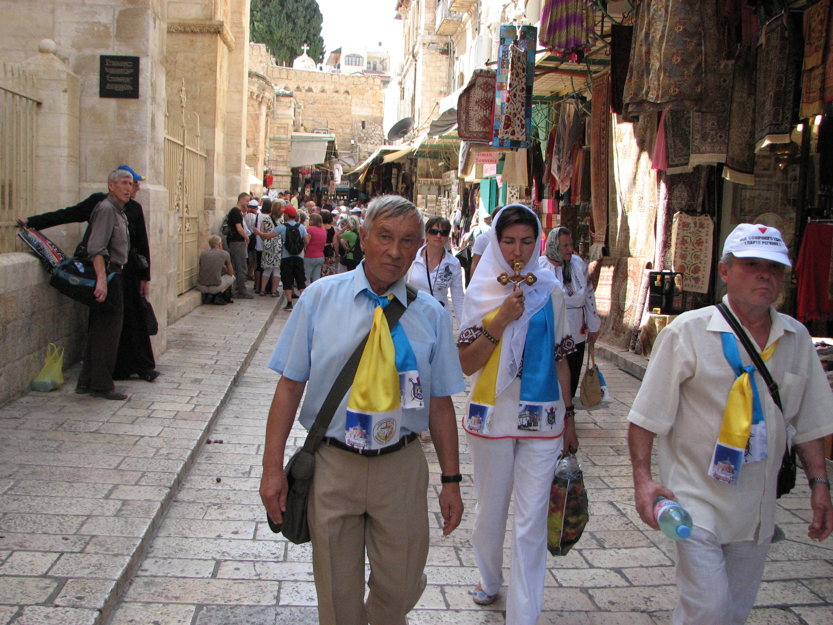 Christian pilgrims in Jerusalem, Israel, 2011, photo 25