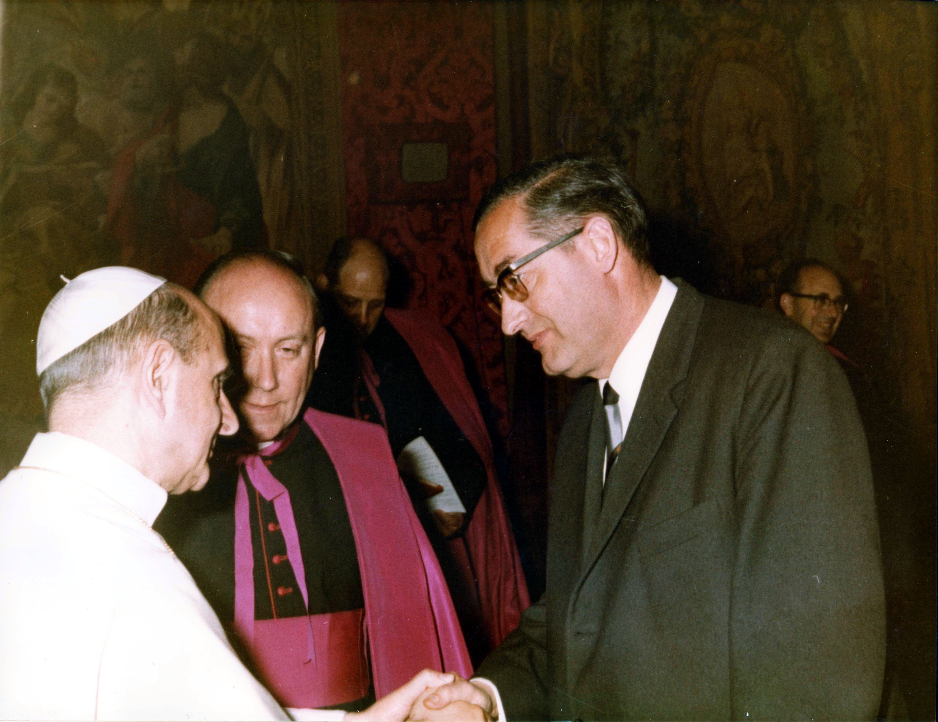 Kurt Aland Audienz bei Papst Paul VI.