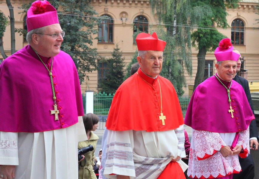 Catholic priests during a celebration