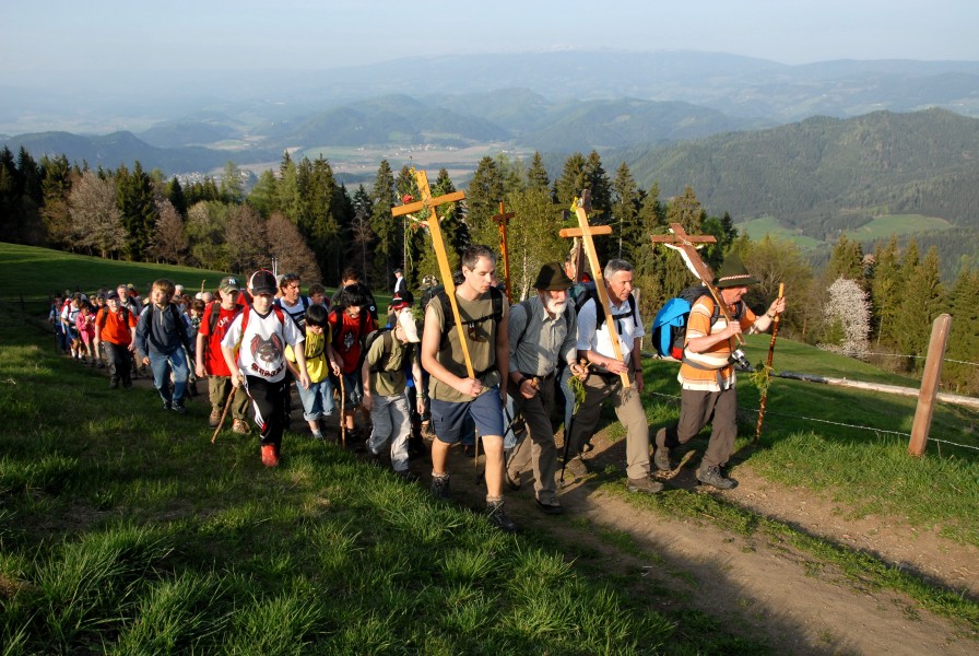 Vierbergelauf Magdalensberg Einzug 19042007 43