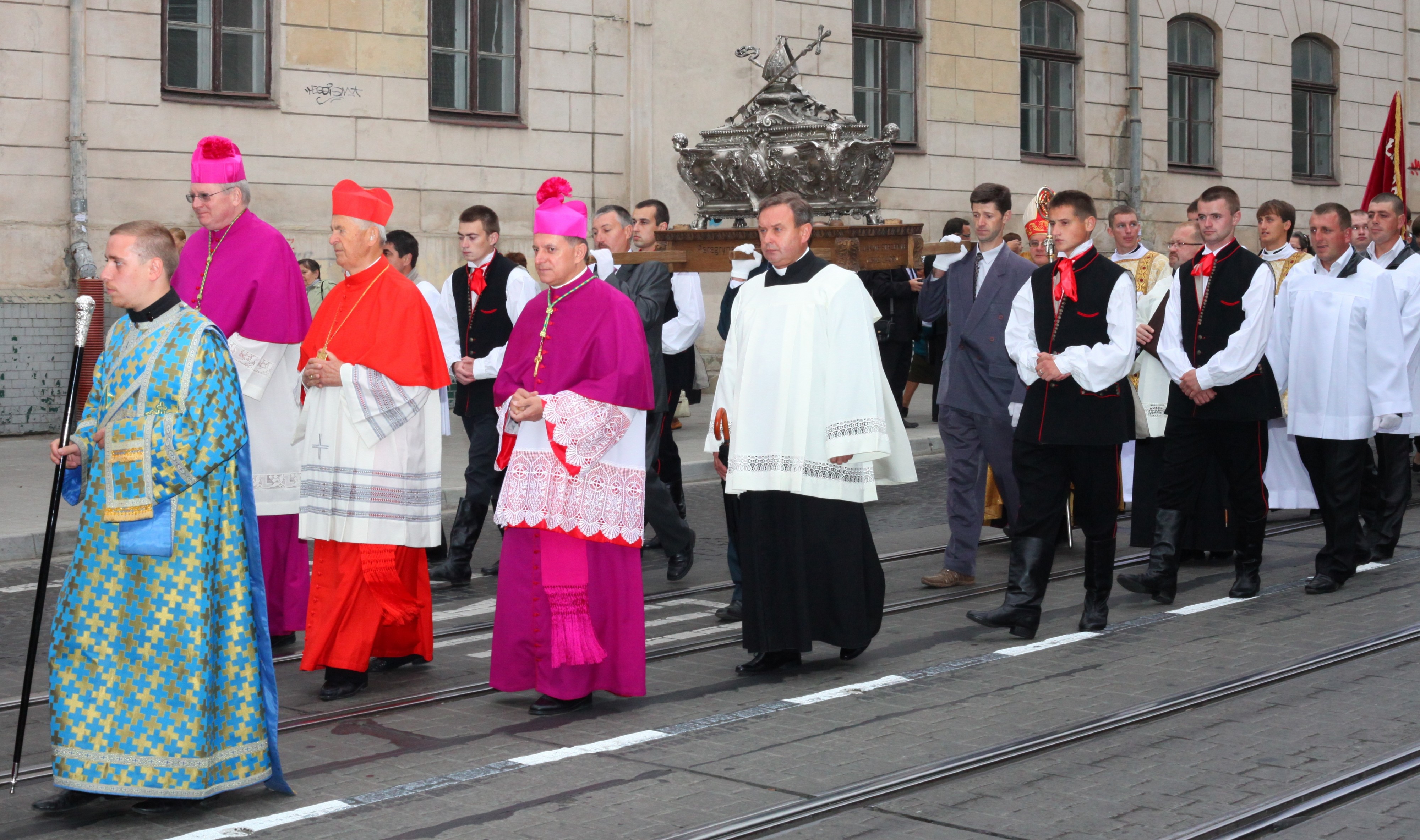 a Catholic procession during a celebration, picture 6