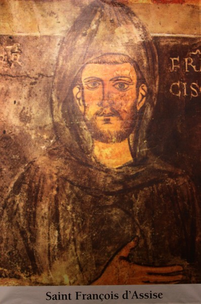 saint Francis of Assisi. All Christians in heaven are considered to be saints.