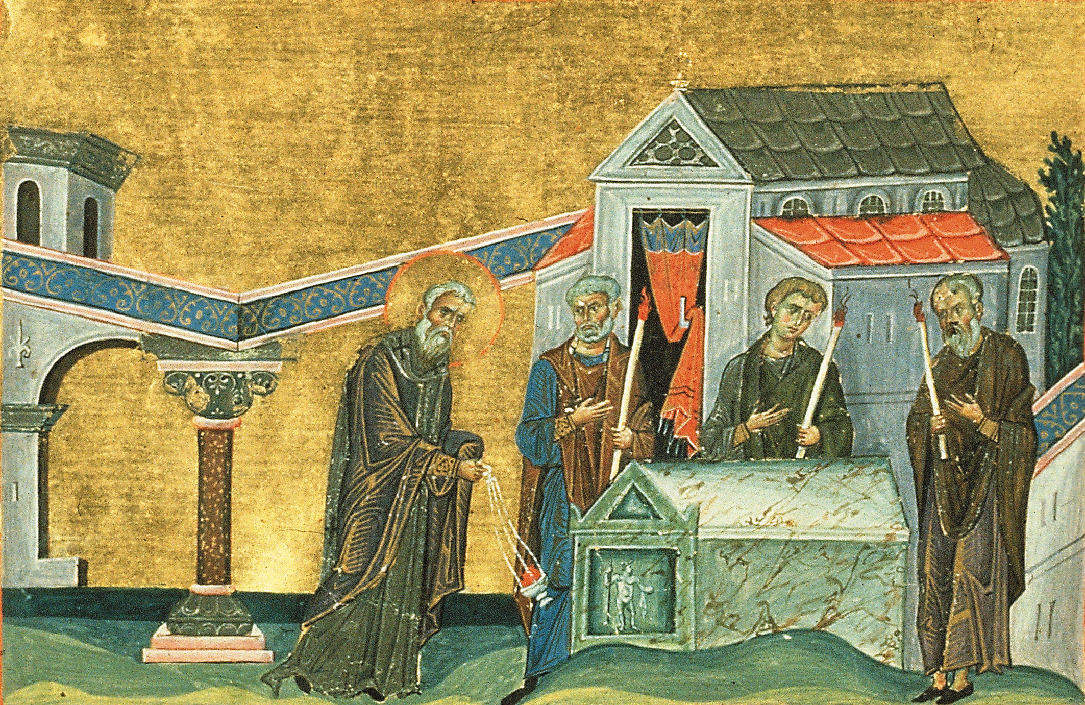 Saint Maruthas, Bishop of Martyropolis in Mesopotamia (Menologion of Basil II)