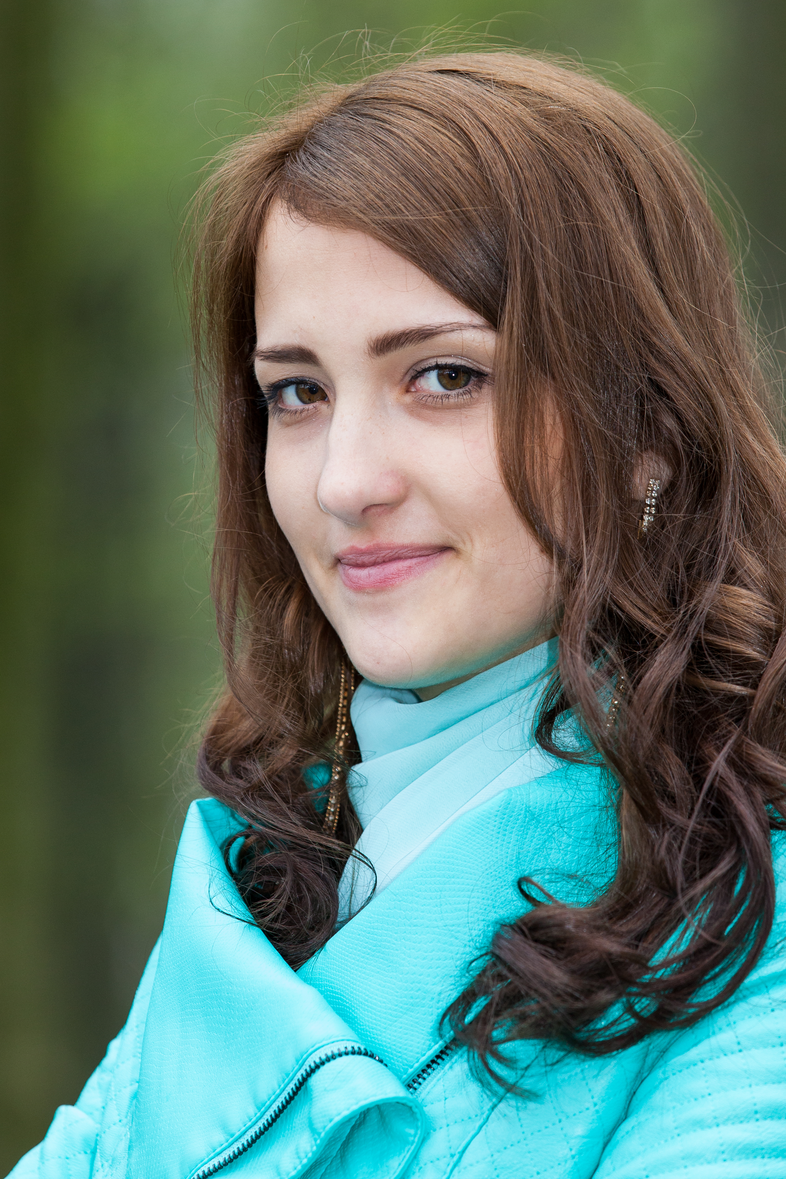 a young Catholic amazingly beautiful woman photographed in April 2014, picture 12/17