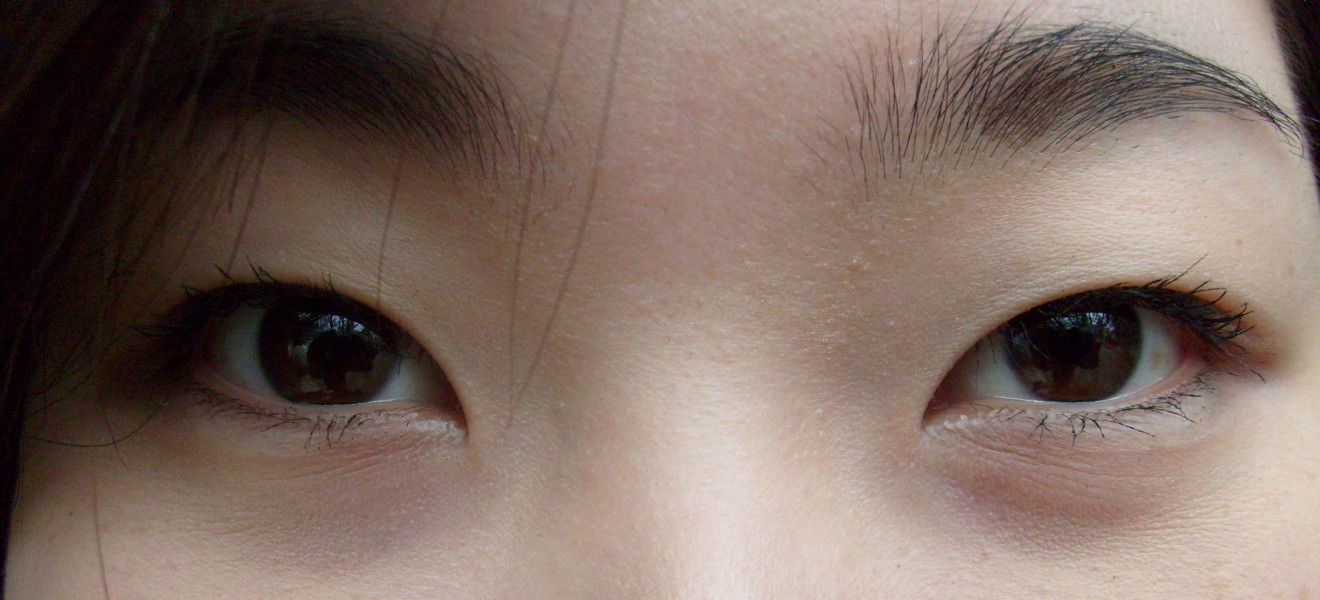 a Korean woman's eyes