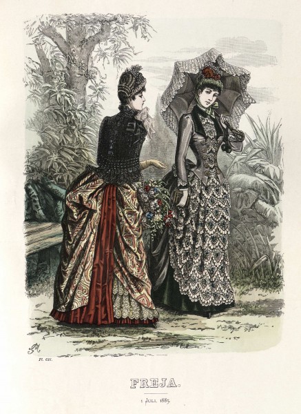 Freja- illustrerad skandinavisk modetidning 1885, illustration nr 13