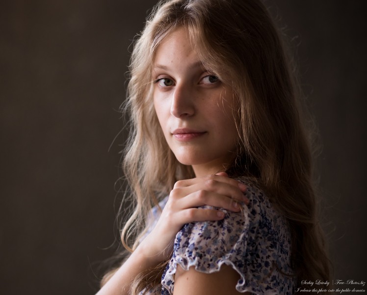 Renata - a 22-year-old natural blonde woman photographed in July 2021 by Serhiy Lvivsky, portrait 14 out of 14