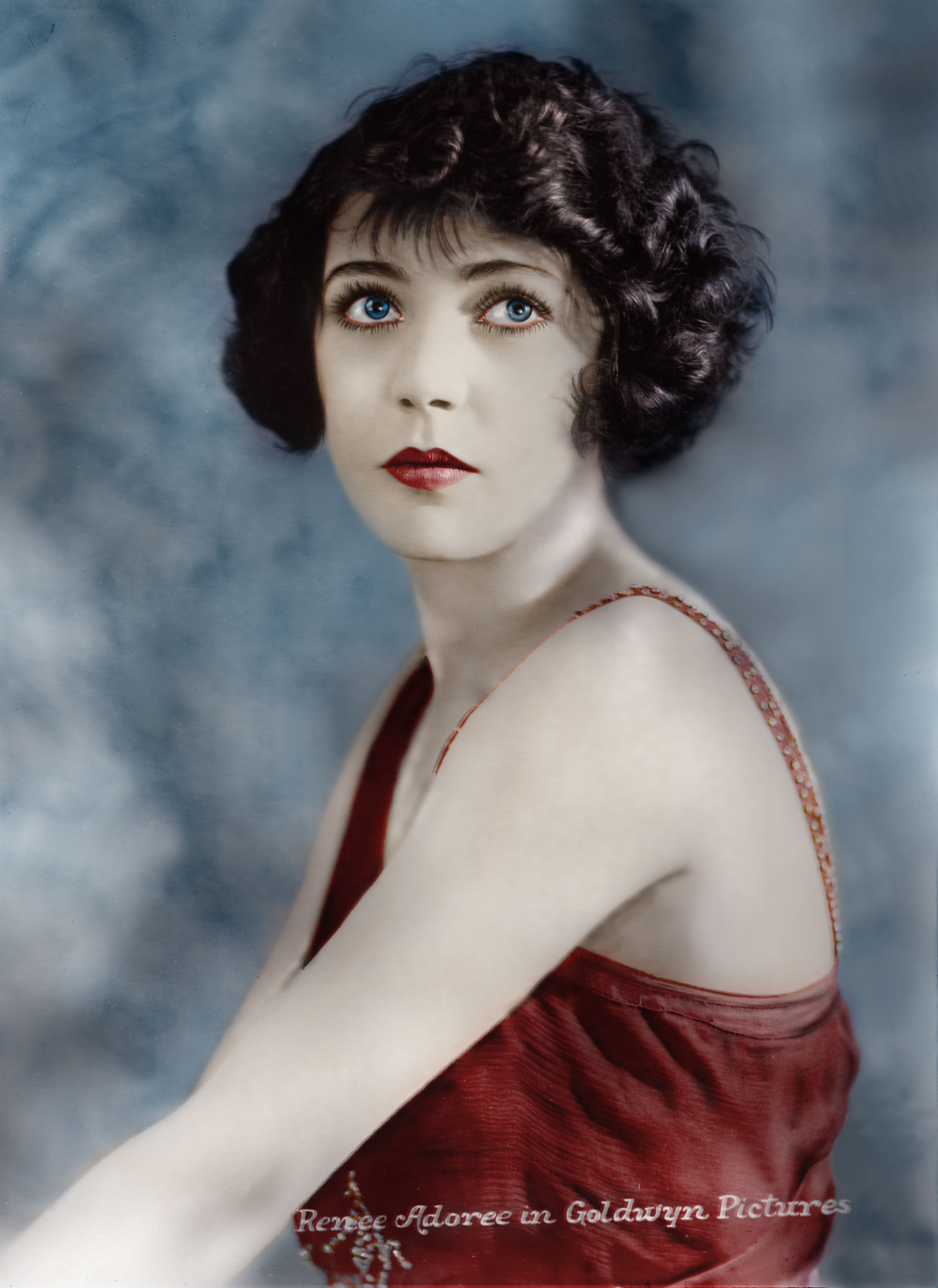 Renée Adorée-colourised