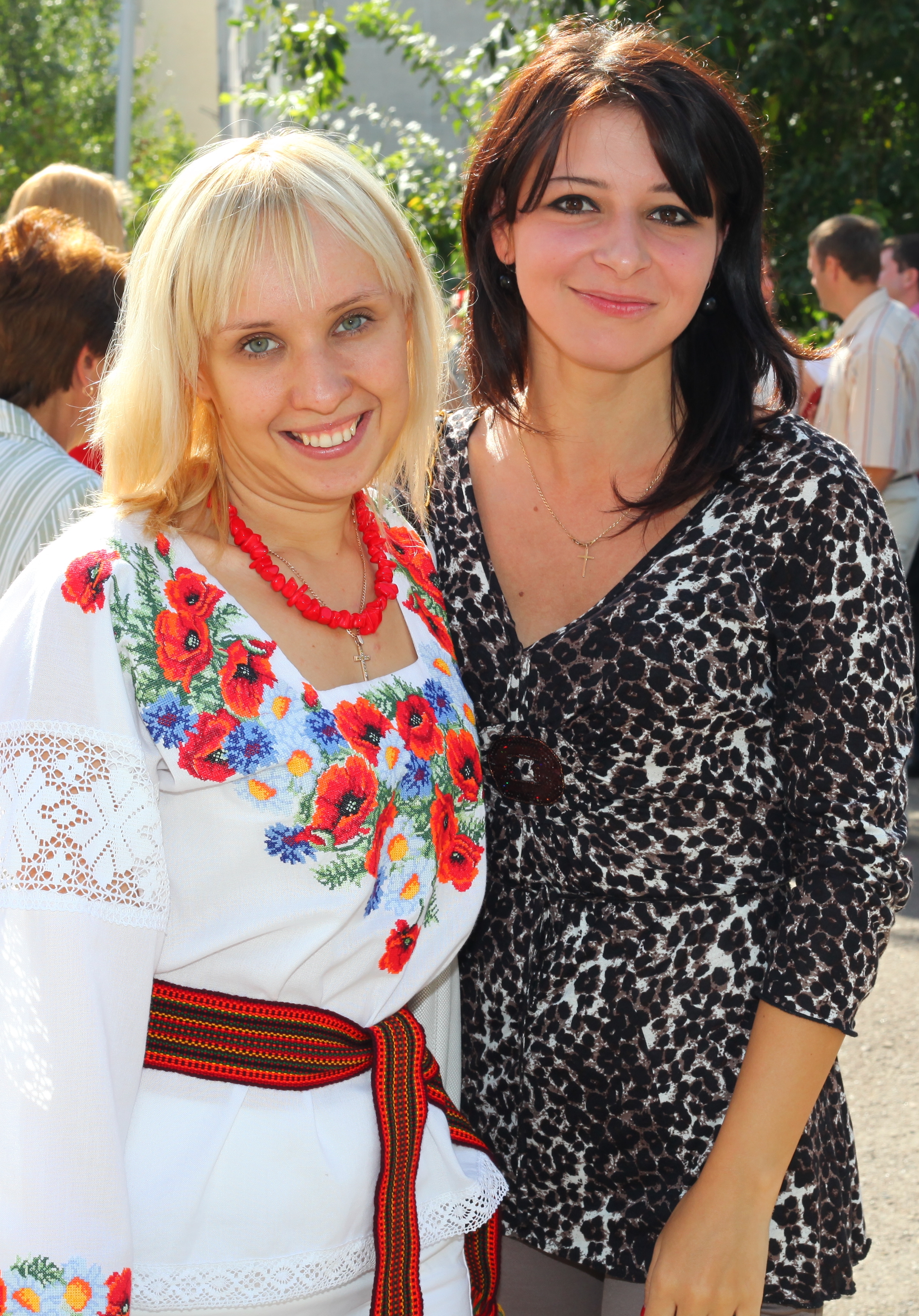 two pretty young Catholic women