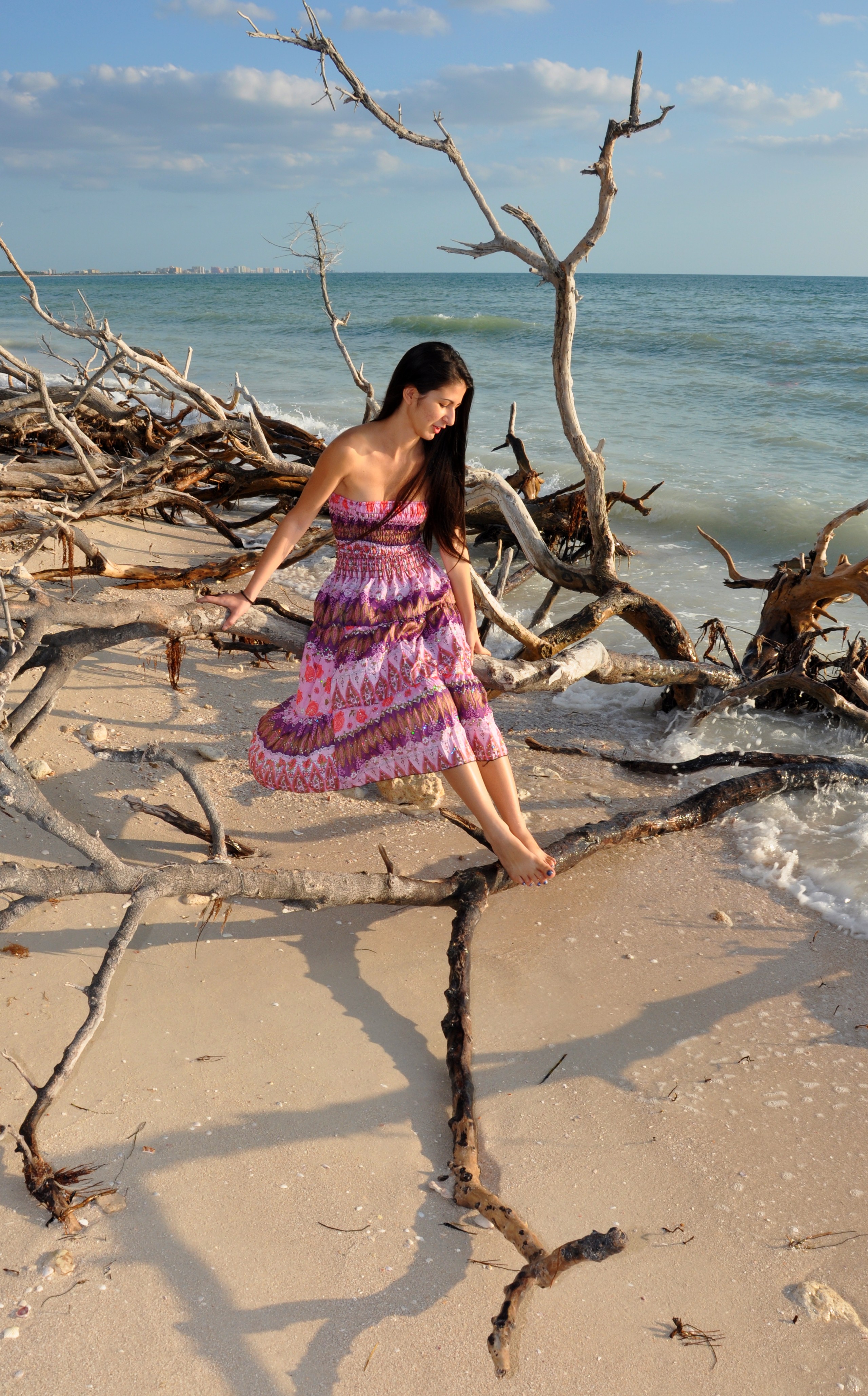 Young woman barefoot4