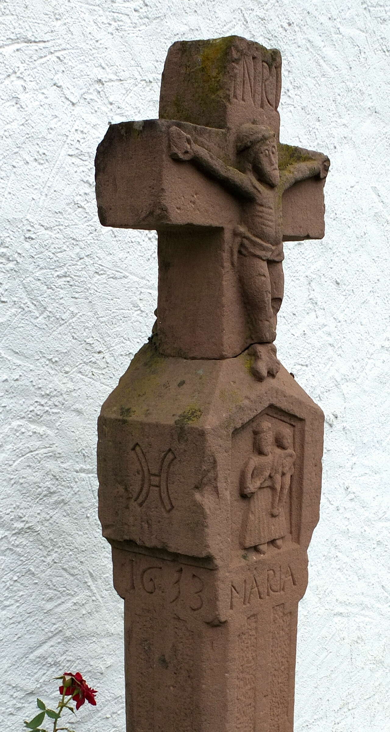 Dockendorf Wegekreuz 1633-Detail4