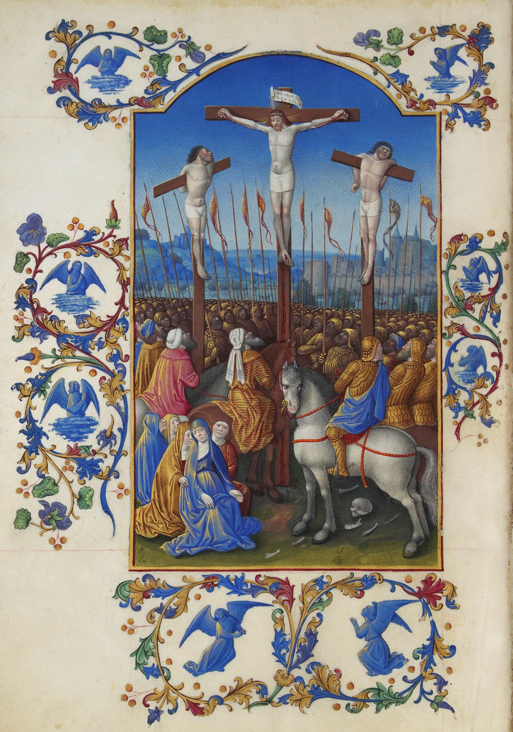 Folio 152v - The Crucifixion