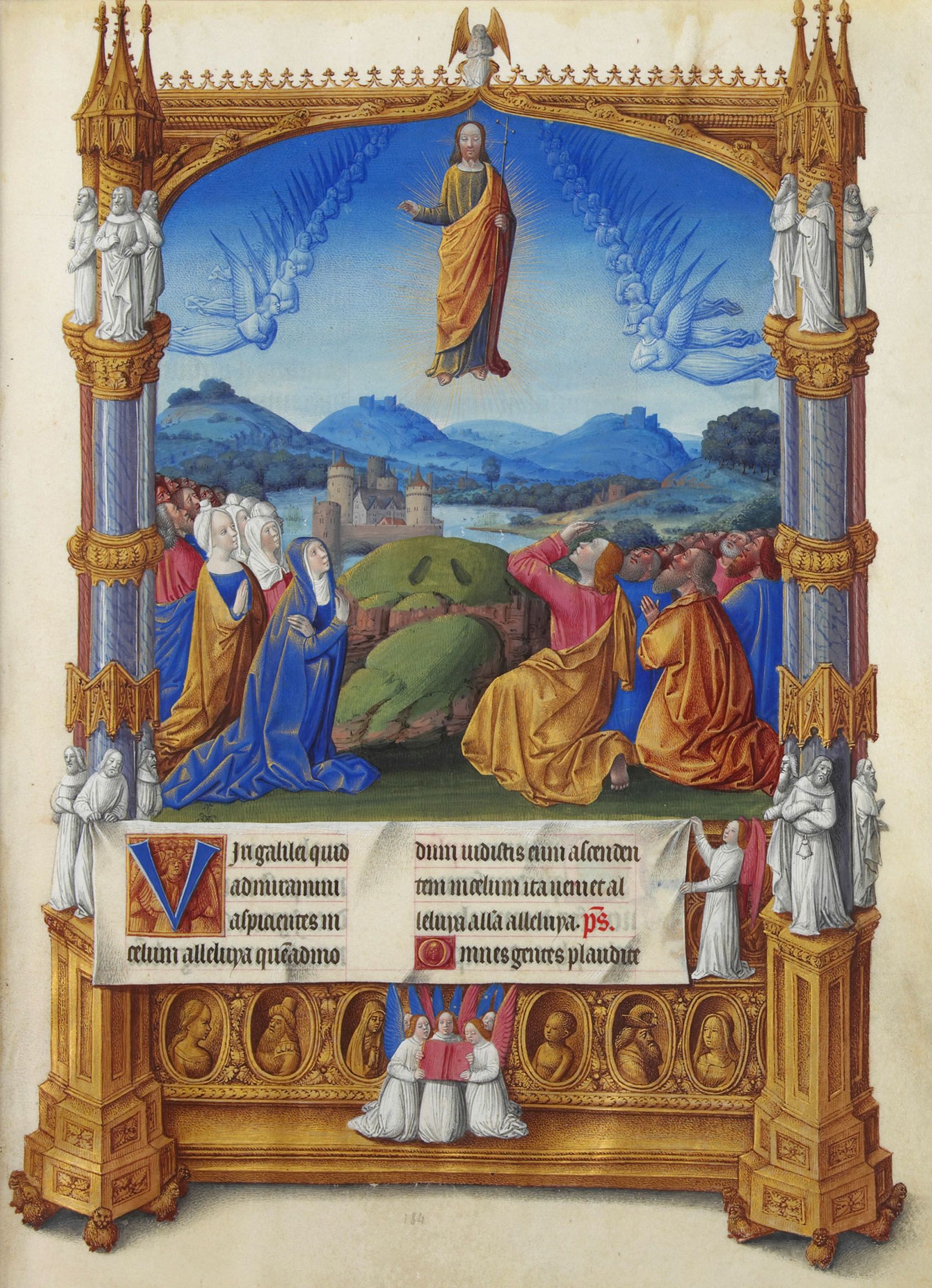 Folio 184r - The Ascension
