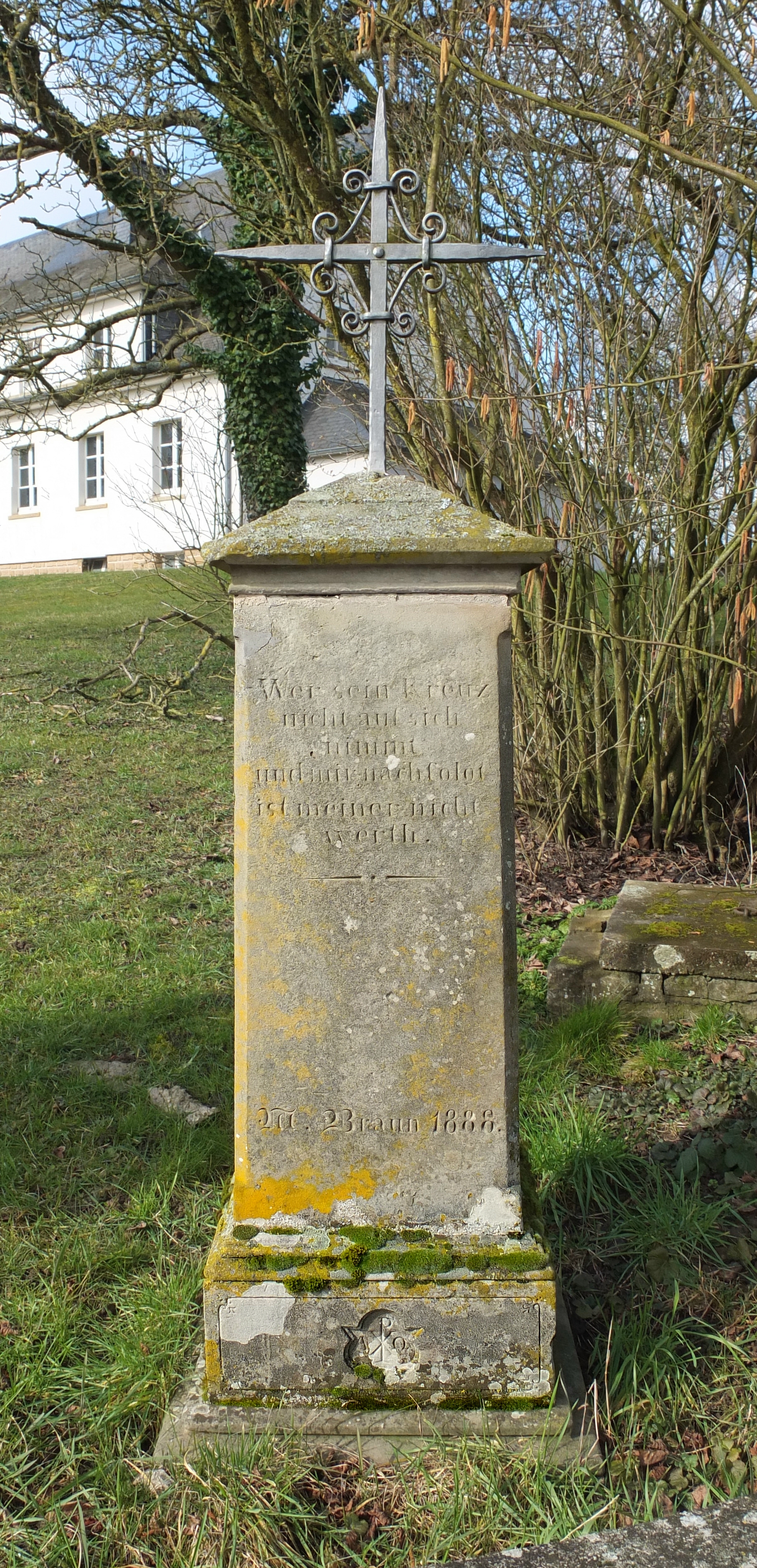 Givenich Wegekreuz 1888