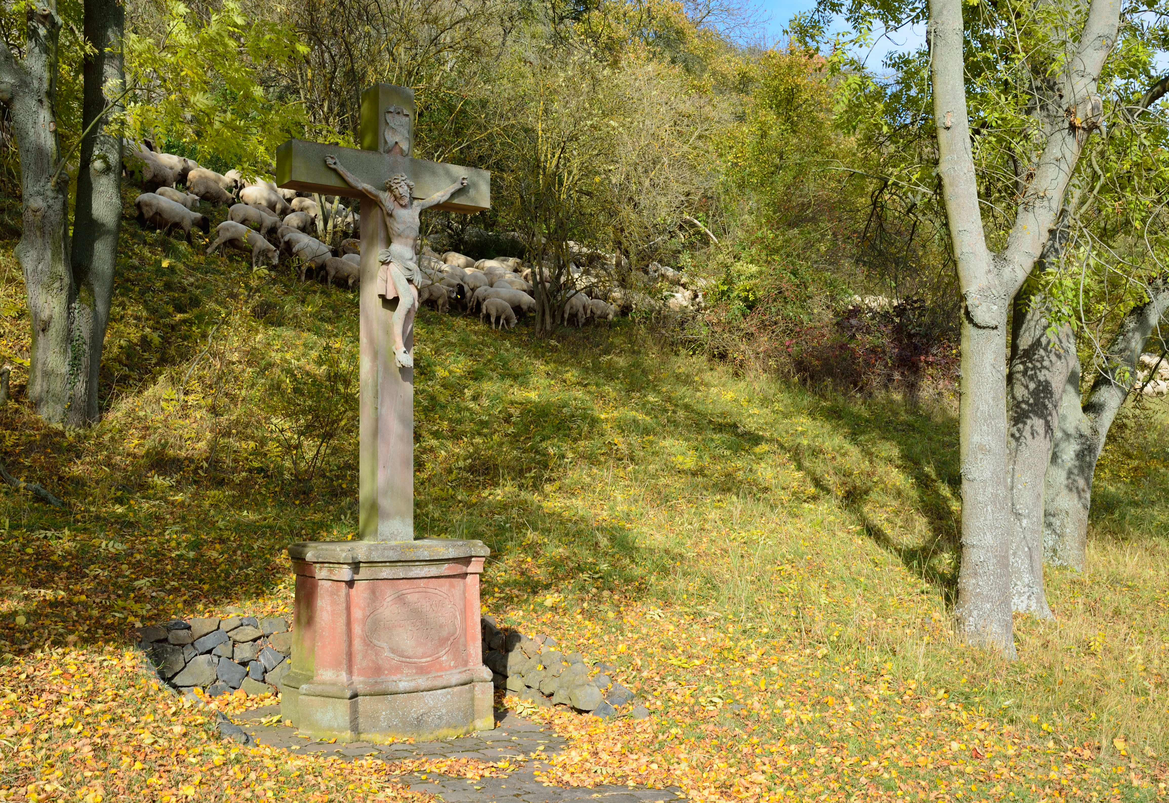 Kreuz Schafe Amöneburg