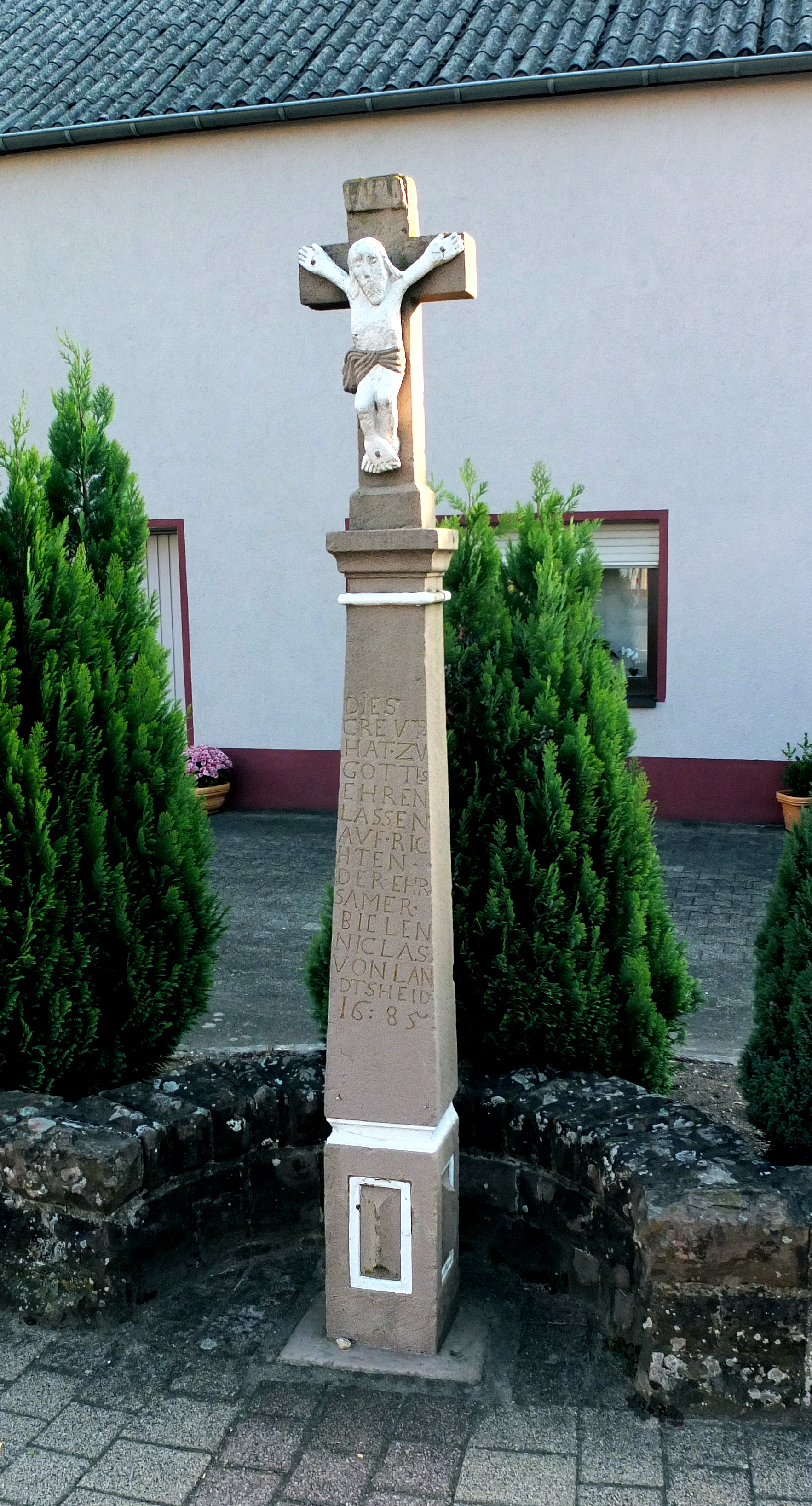 Landscheid Wegekreuz 1685