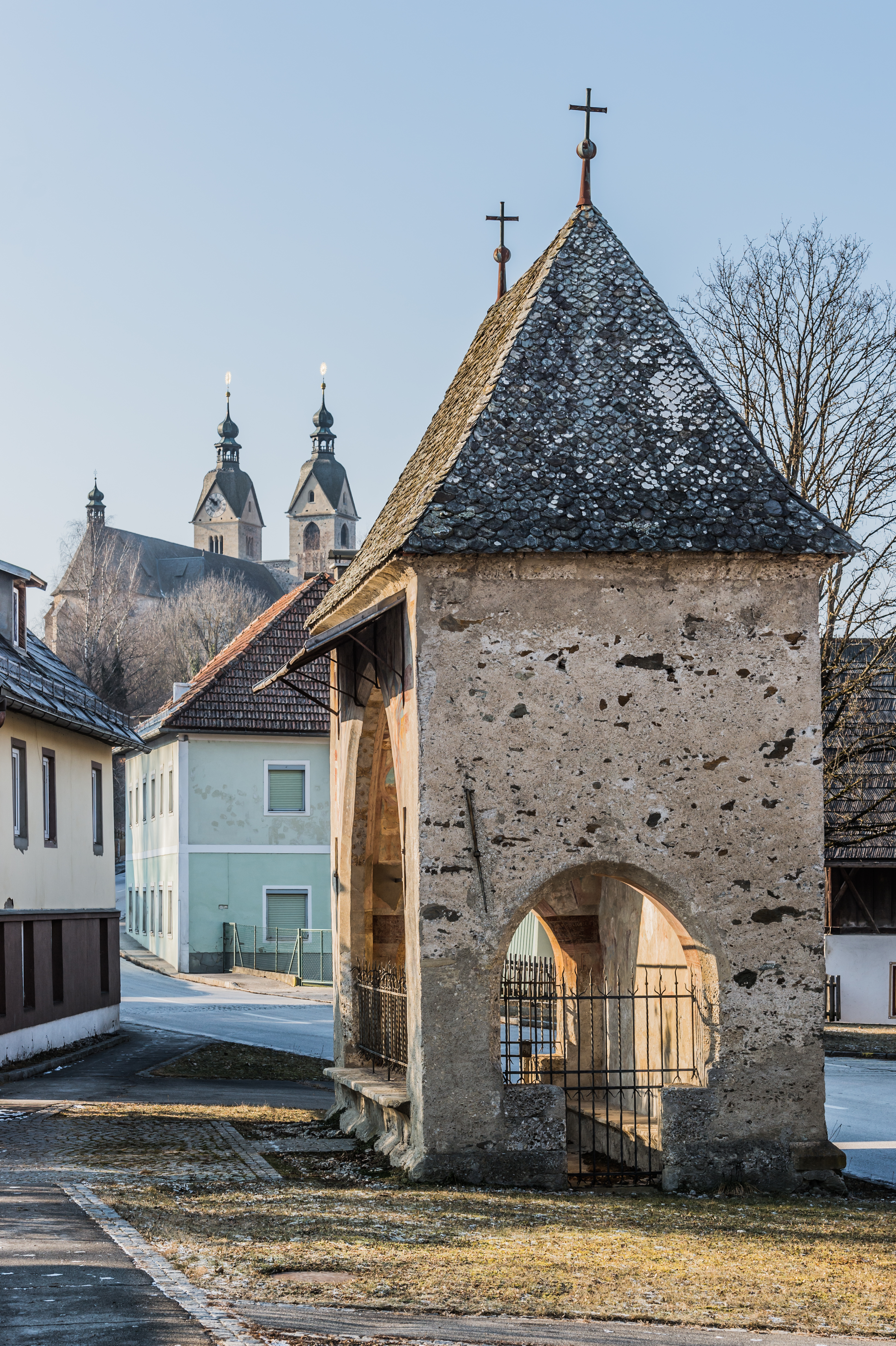 Maria Saal Arndorfer Strasse Pestkreuz Ost-Ansicht 11012017 4767