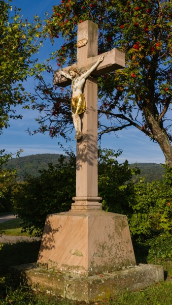 2014 09 23 Wegekreuz bei den Gewannen Am Kreuz Am Königsbacher Weg