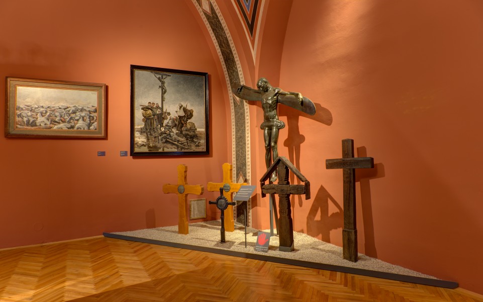 Crosses of unknown soldiers, I. World War - HGM 0480 77 76 78 79