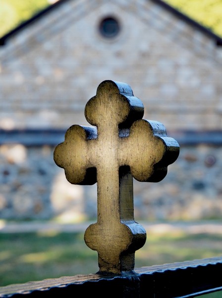 Крст на мосту преко Моштанице (Манастир Моштаница)