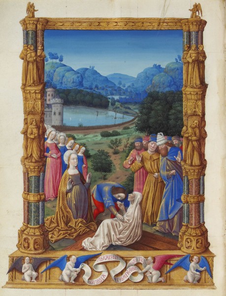 Folio 133v - The Revealing of the True Cross