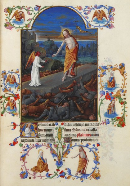 Folio 182v - The Resurrection