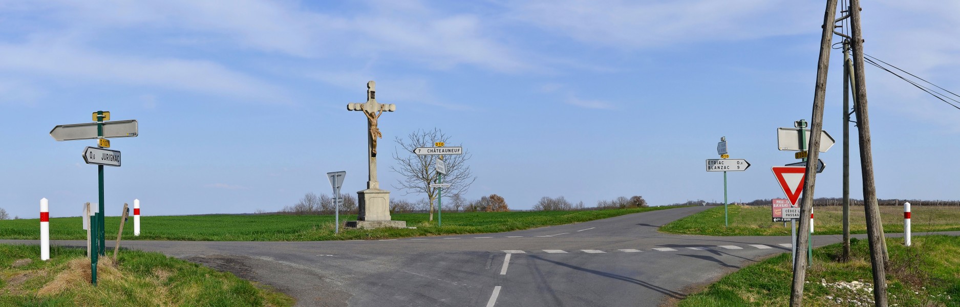 Jurignac Carrefour D10-D107 2012