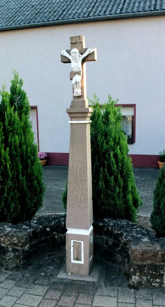 Landscheid Wegekreuz 1685