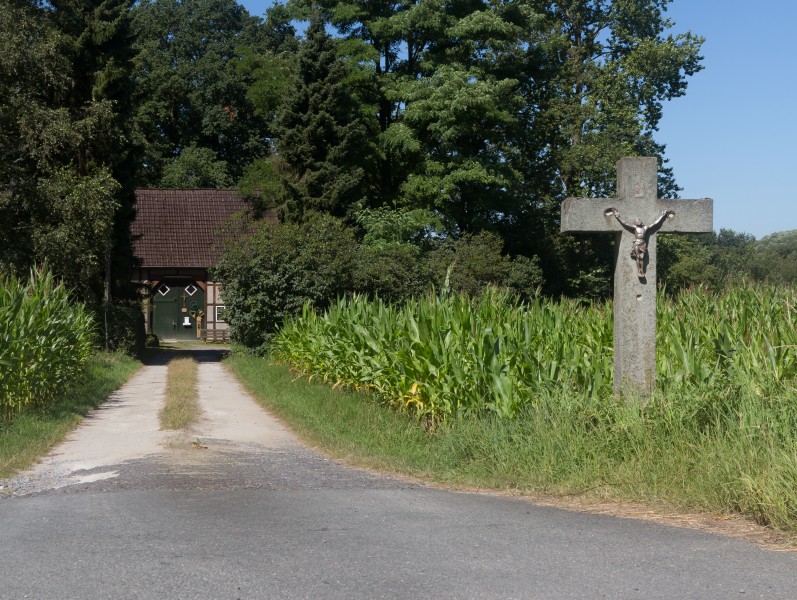 Marl, Jezuskruis bij de Hertener Strasse foto7 2016-07-20 11.17