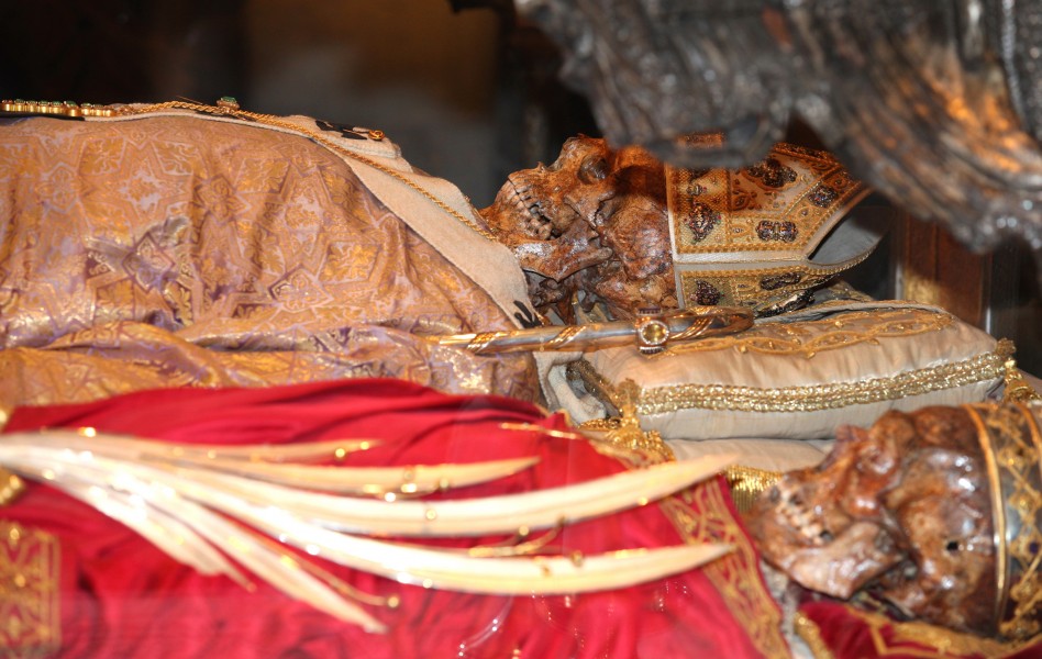 relics in Saint Ambrose basilica, Milan, Italy, European Union, August 2013, picture 8
