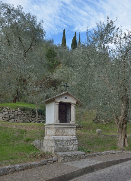 Second station of the cross Josef Moroder Lusenberg in Laghel Arco