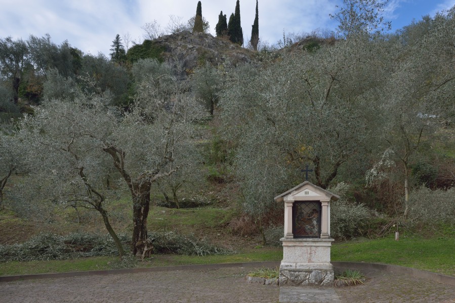 Third station of the cross Arco Laghel
