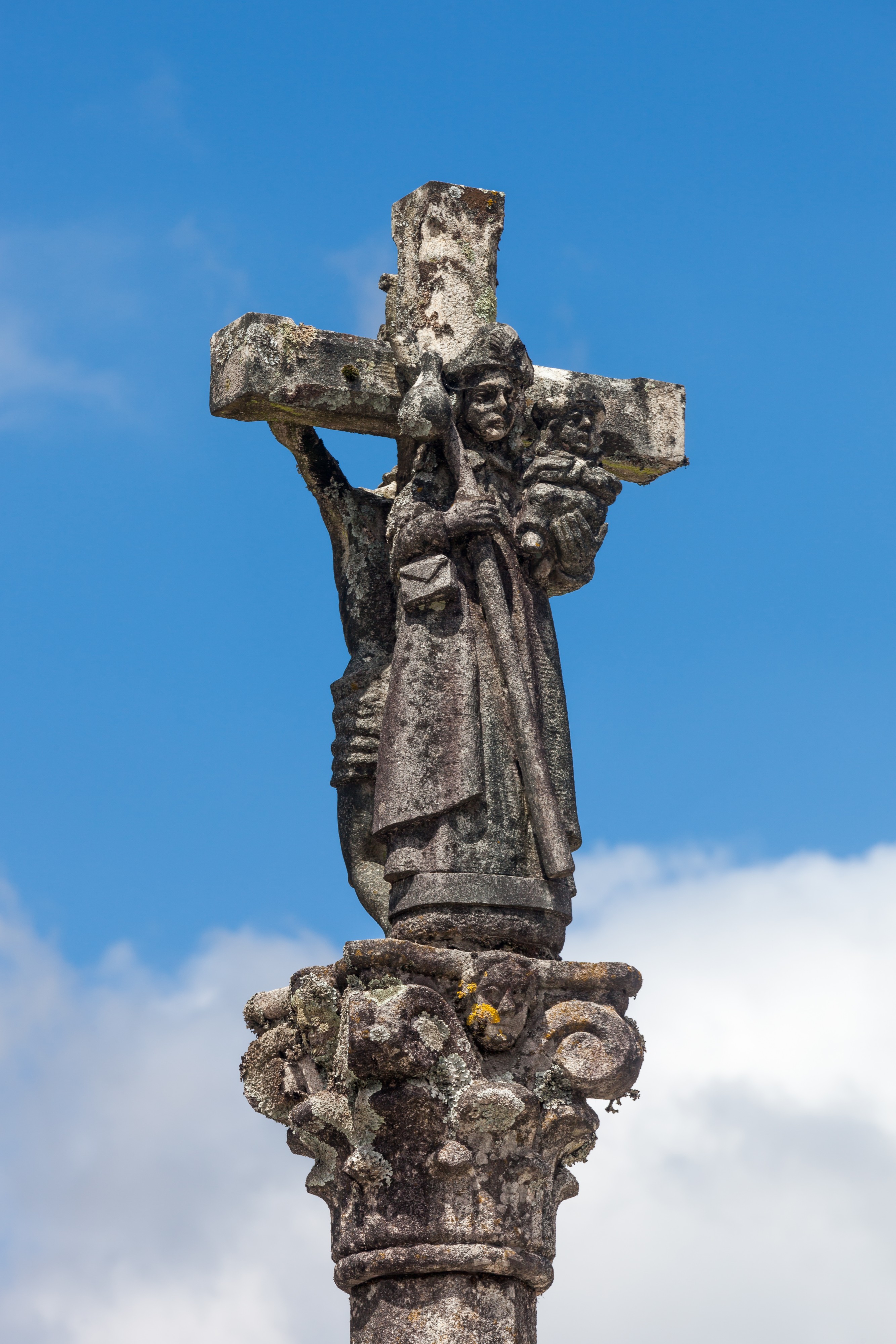 Cruceiro en Campo Lameiro. Galiza. CL28